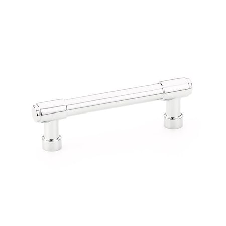 Emtek Jasper Cabinet Pull with 3-1/2 in Center to Center Polished Chrome Finish 86686US26